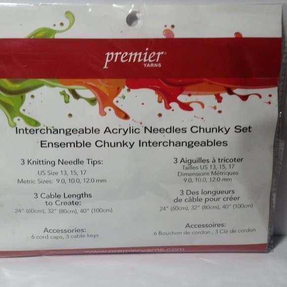 Interchangeable Acrylic Knitting Needle Chunky Set - Picture 5 of 9